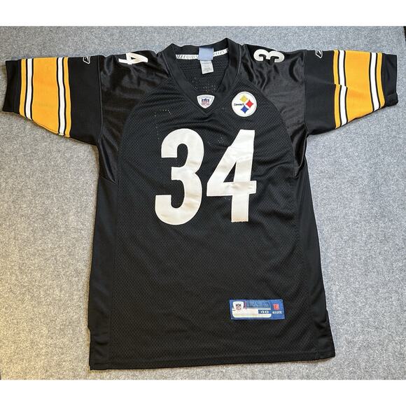 On Field Reebok Pittsburgh Steelers Jersey Size 48 Mendenhall #34 Stitched NFL - Picture 1 of 10